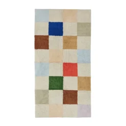 OYOY Alfombra Chess, , 84x168 cm Multi New