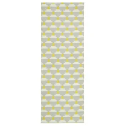 Brita Sweden Alfombra Confect fog, 70 x 200 cm GrisAmarillo Clearance