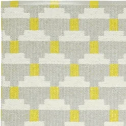 Brita Sweden Alfombra Confect fog, 70 x 200 cm GrisAmarillo Clearance