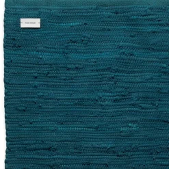 Rug Solid Alfombra Cotton 75x200 cm, Petroleum ( petróleo) Azul Hot