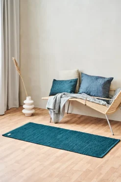 Rug Solid Alfombras Tejidas Y De Algodón<Alfombra Cotton 60x90 cm, Petroleum ( petróleo) Azul