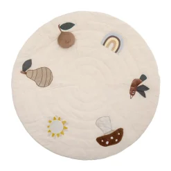 Bloomingville Alfombra de activdades Agnes Ø100 cm, Blanco Hot