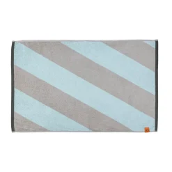 Mette Ditmer Alfombras De Baño<Alfombra de baño Diagonal 50x80 cm, Mint GrisAzul