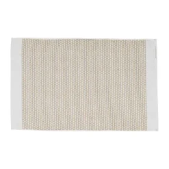 Mette Ditmer Alfombra de baño Grid 50x80 cm, Sand-off white BeigeBlanco Online