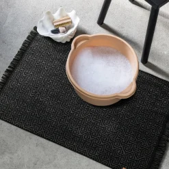 Mette Ditmer Alfombras De Baño<Alfombra de baño Morocco 50x80 cm, Black-grey GrisNegro