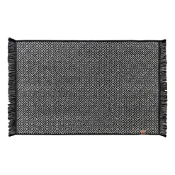 Mette Ditmer Alfombras De Baño<Alfombra de baño Morocco 50x80 cm, Black-white NegroBlanco