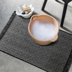 Mette Ditmer Alfombras De Baño<Alfombra de baño Morocco 50x80 cm, Black-white NegroBlanco