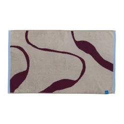 Mette Ditmer Alfombra de baño Nova Arte, Wine-sand, 50x80 cm BeigeMarrón Clearance