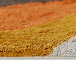 HKliving Alfombras De Baño<Alfombra de baño Retro swirl 90x120 cm, Retro multicolours NaranjaMarrón