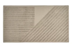 NJRD Alfombra de baño Stripes 50x90 cm, Beige Online