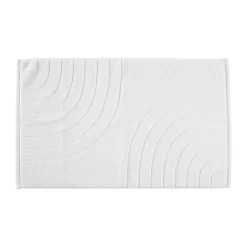 Zone Denmark Alfombra de baño Time 50x80 cm, White Blanco New