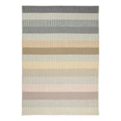 Linie Design Alfombras De Pasillo<Alfombra de lana Devise 80 x280 cm, Mustard BeigeGrisAmarilloRosa