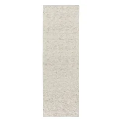 Scandi Living Alfombra de lana Fawn blanco, 80x240 cm BeigeBlanco Discount
