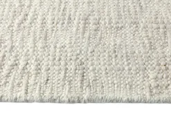 Scandi Living Alfombra de lana Fawn blanco, 80x240 cm BeigeBlanco Discount