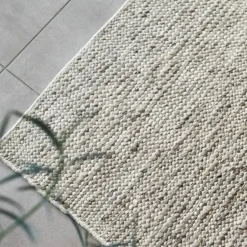 Scandi Living Alfombras De Lana<Alfombra de lana Fawn blanco, 170x240 cm BeigeBlanco