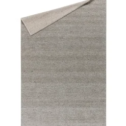 Scandi Living Alfombra de lana Flock natural, 200x300 cm Gris