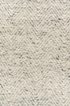 Scandi Living Alfombras De Pasillo|Alfombras De Lana<Alfombra de lana Furrow blanco natural/gris, 80x240 cm BlancoGris