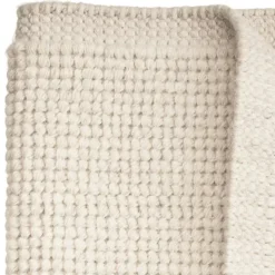 Himla Alfombra de lana natural (beige claro), 80 x 150 cm BeigeBlanco Discount