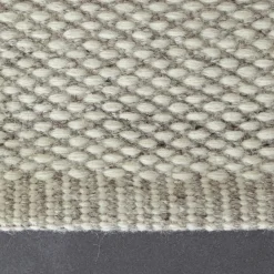 Scandi Living Alfombra de lana Lea blanco natural, 80x240 cm Beige Best