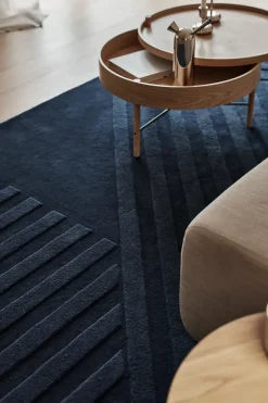 NJRD Alfombras De Lana<Alfombra de lana Levels stripes , 170x240 cm Azul