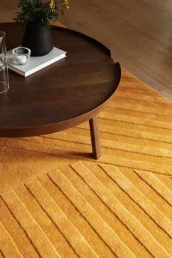 NJRD Alfombras De Lana<Alfombra de lana Levels stripes , 170x240 cm Amarillo
