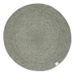 Classic Collection Alfombras Redondas<Alfombra de lana Merino redonda Ø160 cm, Green Verde
