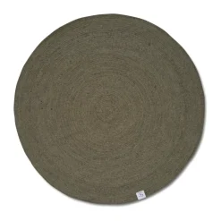Classic Collection Alfombras Redondas<Alfombra de lana Merino redonda Ø240 cm, Dark green Verde