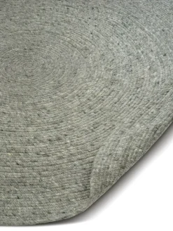 Classic Collection Alfombra de lana Merino redonda Ø240 cm, Green Verde Best