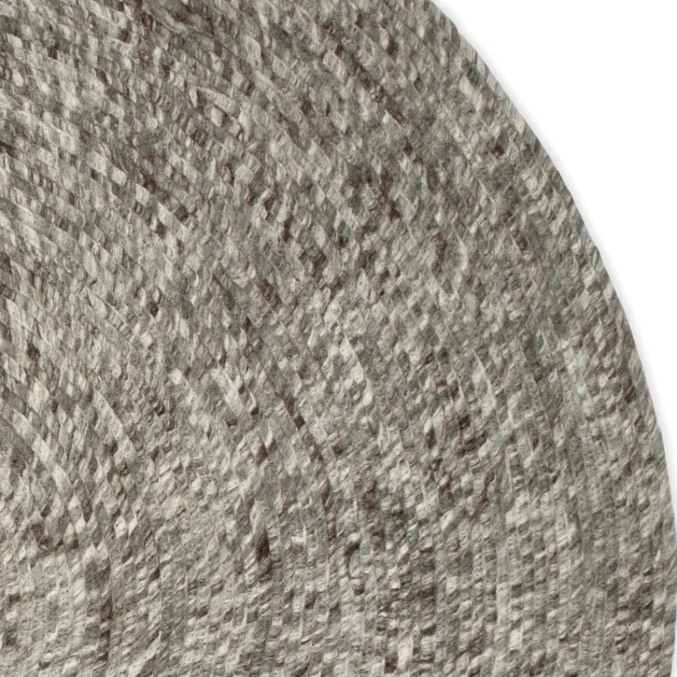 Classic Collection Alfombras Redondas<Alfombra de lana Merino redonda Ø160 cm, Gris