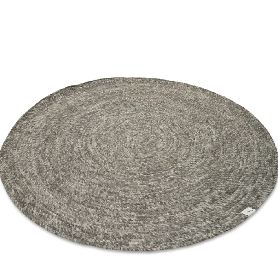 Classic Collection Alfombras Redondas<Alfombra de lana Merino redonda Ø160 cm, Gris