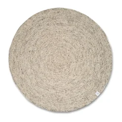 Classic Collection Alfombra de lana Merino redonda Ø240 cm, Natural Beige Best