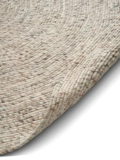 Classic Collection Alfombra de lana Merino redonda Ø240 cm, Natural Beige Best