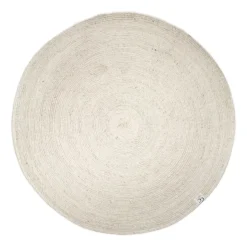 Classic Collection Alfombra de lana Merino redonda Ø200 cm, Blanco Online