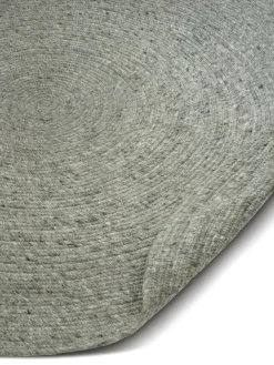 Classic Collection Alfombras Redondas|Alfombras Tejidas Y De Algodón<Alfombra de lana Merino redonda Ø200 cm, Green Verde