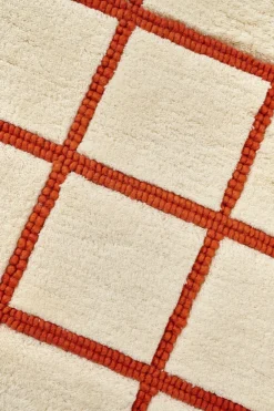 Scandi Living Alfombras De Lana<Alfombra de lana Pasture blanco natural/óxido, 200x300 cm BlancoNaranja