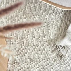 Scandi Living Alfombra de lana Pebble , 200x300 cm Blanco Sale