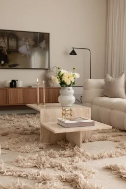 Classic Collection Alfombra de lana Rio 250x350 cm, Beige Sale