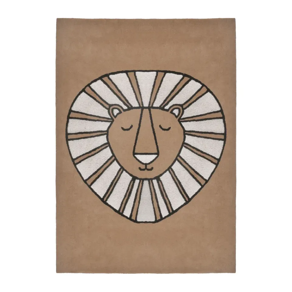 Scandi Living Alfombras Infantiles|Alfombras Infantiles<Alfombra de lana Roar 170x240 cm, Sand Beige