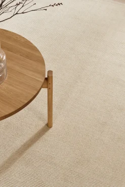 Scandi Living Alfombra de lana Terrain natural, 200x300 cm Blanco Discount