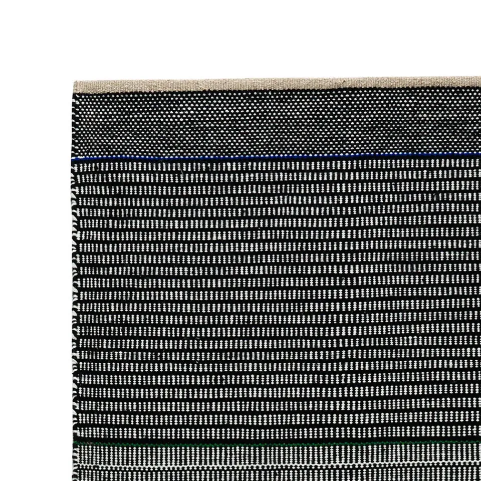 Kateha Alfombras De Pasillo<Alfombra de lana Tribulus One 80x250 cm, , blanco, azul, verde Negro