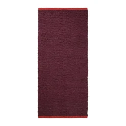 Mette Ditmer Alfombras De Yute Y Fibras Naturales<Alfombra de pasillo Notes 70x150 cm, Wine Rojo