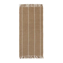 Broste Copenhagen Alfombra de pasillo Yuki, White-natural, 70x140 cm Blanco Online