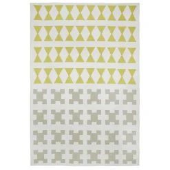 Brita Sweden Alfombra de plástico Paris, amarillo-gris GrisAmarillo Clearance