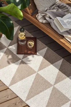 Scandi Living Alfombra de plástico Rime greige, 70x250cm Beige Outlet
