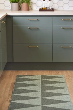 Scandi Living Alfombra de plástico Rime , 70x150cm Verde Clearance
