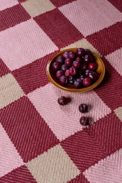 Layered Alfombras De Yute Y Fibras Naturales<Alfombra de yute Evelina Kroon 250x350 cm, Plum punsch RojoRosaBeige