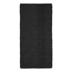 Boel & Jan Alfombra de yute Merida , 70x140 cm Negro Discount