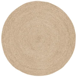 Dixie Alfombras De Yute Y Fibras Naturales|Alfombras Redondas<Alfombra Ella Ø125 cm, blanco-natural Beige