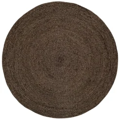 Dixie Alfombras De Yute Y Fibras Naturales|Alfombras Redondas<Alfombra Ella Ø125 cm, -natural Negro
