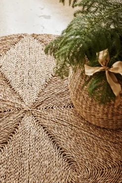 Dixie Alfombra Esther Star Ø120 cm, Natural Beige Discount
